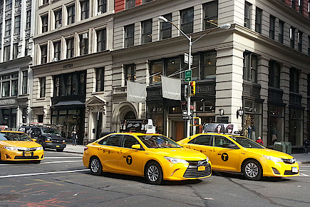 New Yorks Taxis werden schwarz – und digital