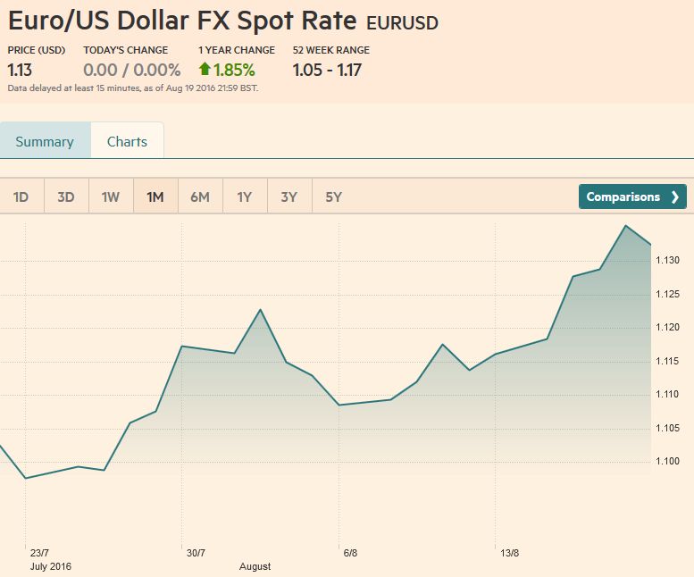 Euro - US Dollar