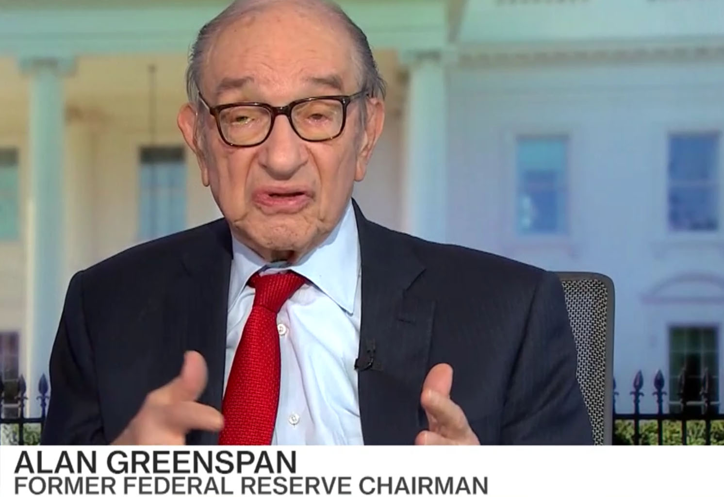 Greenspan explains negative Swiss Yields