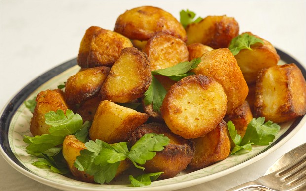 And not long after the above described exchange, the potatoes looked like this
