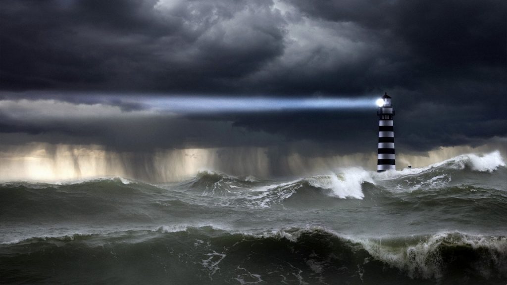 Who put that bobbing lighthouse there? 