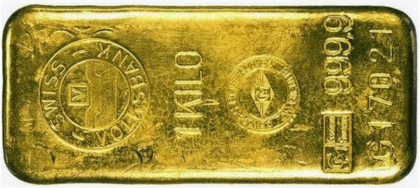 swiss volksbank - 1 kilo gold