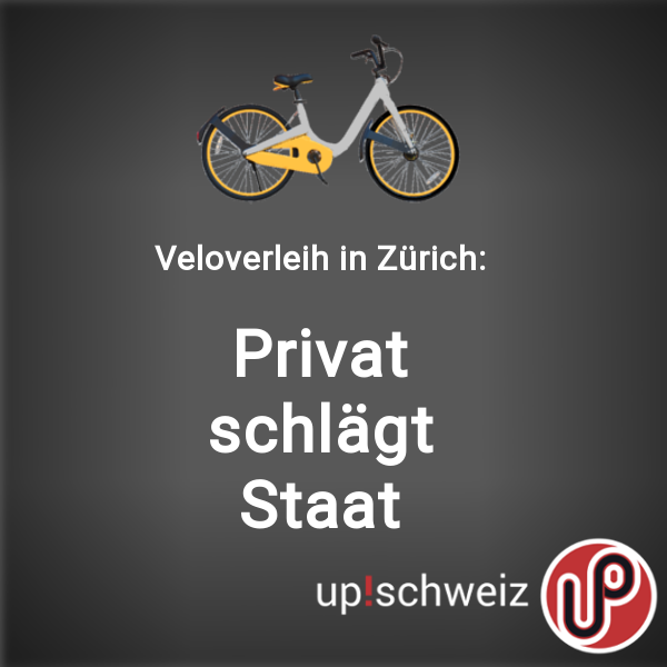 up! heisst privaten Velovermieter in Zürich willkommen