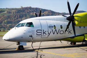 SkyWork lands its last ever plane in Bern Airport