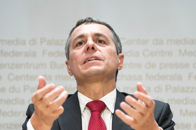 Swiss foreign minister defends proposed EU deal