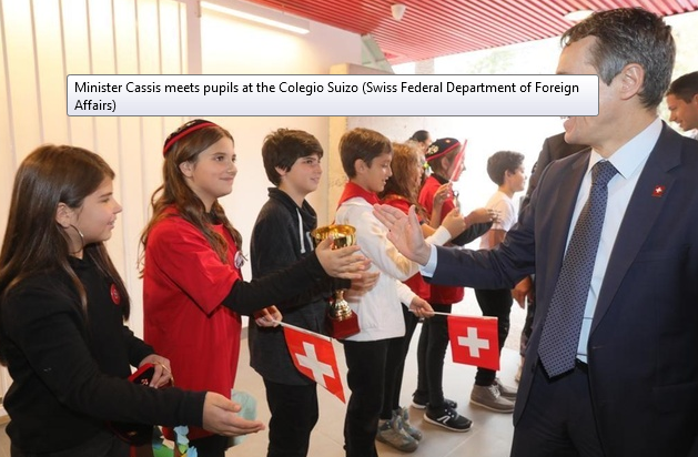 Oldest Swiss school in South America gets ministerial visit