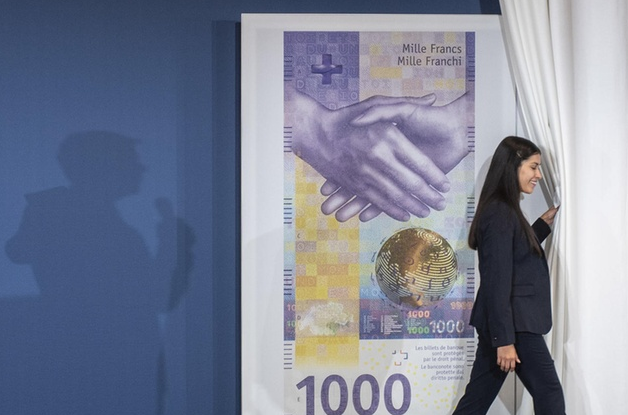 Some 60 percent of all Swiss banknotes are hoarded, study finds