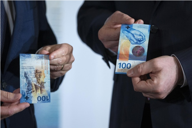 New Swiss 100-franc banknote blocks certain ATMs