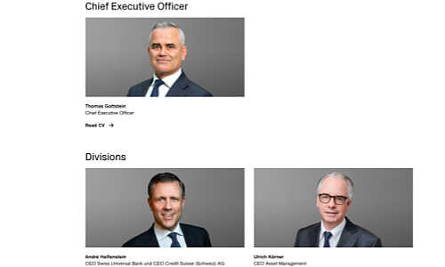 Credit Suisse: Die Top-Manager auf dem Prüfstand
