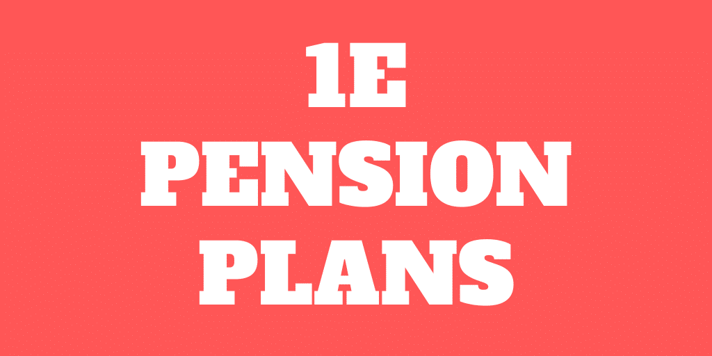 What is a 1e pension plan (pillar 1e)?