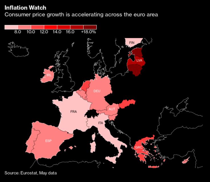 Konjunktur - Inflation im Euroraum so unterschiedlich wie noch nie