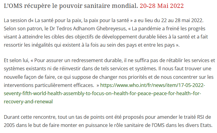 Le rapport qui démontre la corruption des institutions supra-gouvernementales. Droits de l’homme dévoyés.