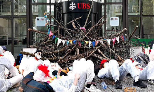 Aktivisten in der Schweiz auf dem Vormarsch