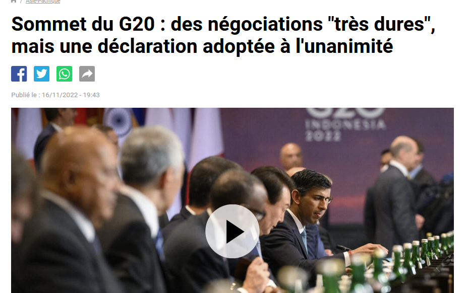 Coup d’Etat planétaire: les 20 plus gros acteurs du Business préparent le G20 et demandent la restructuration de la Planète. Nos publications validées