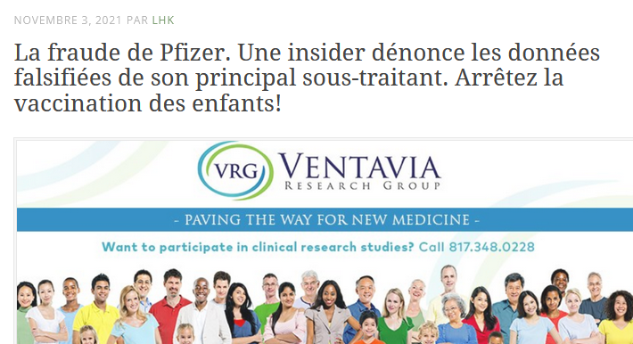 Une  spécialiste des affaires juridiques de Vanguard-Pfizer devient Madame maladies infectieuses.