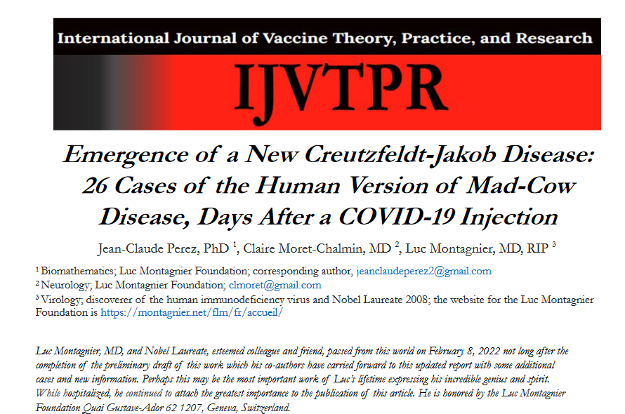 Zone à prions dans la protéine Spike des vaccins anti Covid. Convergence de 3 publications