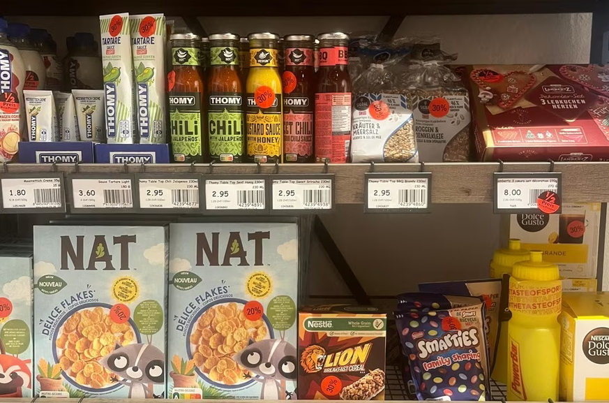 Russian supermarket shelves are full of Nestlé products like Nescafé: report