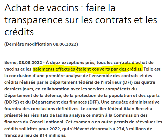 Vaccin covid, des contrats qui sentent le souffre et le déni de démocratie.